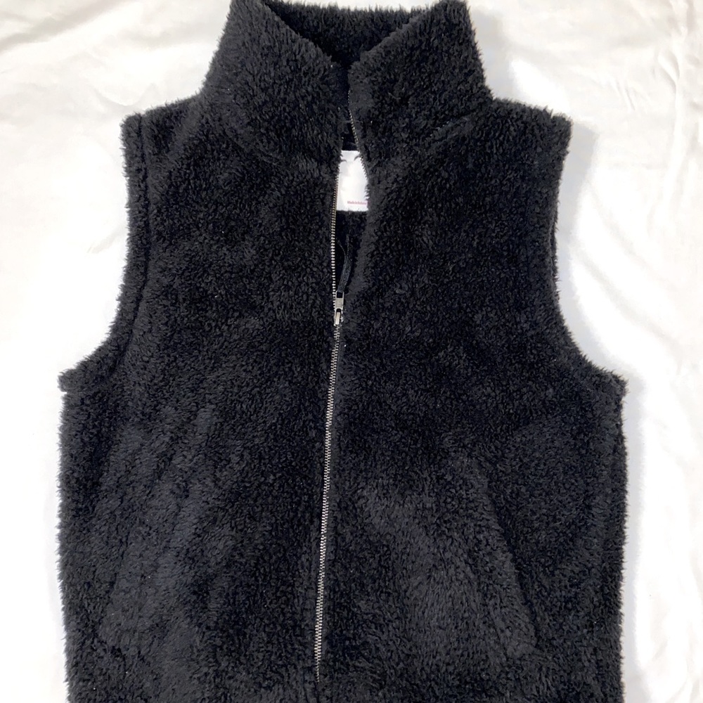 SO Black Sherpa Vest